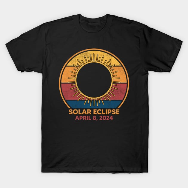 Solar Eclipse 2024 T-Shirt by artbycoan
